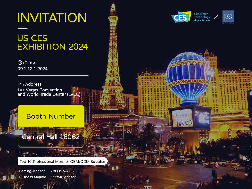 New Year, New Journey: Perfect Display Shines with Cutting-edge Products at CES!